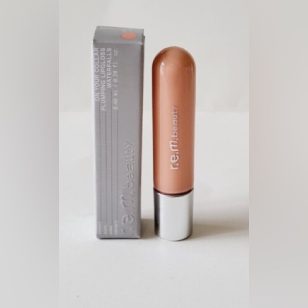 REM Beauty “On Your Collar” plumping lip gloss: Waterfalls